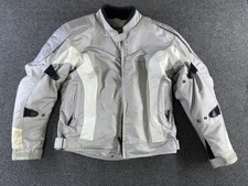 CORTECH LRX Jacket Womens Gray Grey Full Zip Motorcycle Quilted Liner SM 8-10