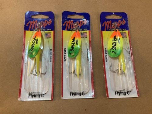 3 Mepps Flying C Spinner 7/8oz Salmon Steelhead Fishing Lure FC78 HC ...