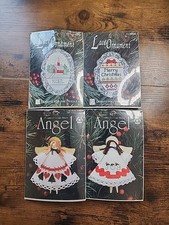 LOT OF 4 Counted Cross Stitch Lace Ornament Kits - Designs for the Needle