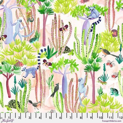 Katy Tanis Fabric Madagascar Adventure Spiny Forest Quilting By the Yard Island