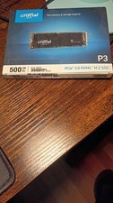 Crucial P3 500GB PCIe 3.0 NVMe M.2 2280 Internal SSD 3500MB/s