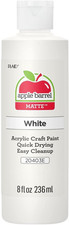 Acrylic Paint in Assorted Colors 8 Ounce , 20403 White