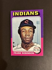 1975 TOPPS #580 Frank Robinson  Cleveland Indians
