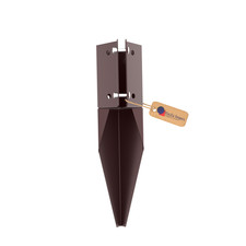 GeZu Impex Swift Clamp Fence Post Repair Spur Drive-In Metal Spike Support