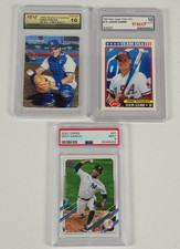 Lot of 3 Baseball Cards Graded Deivi Garcia  Jason Gaimbi  Mike Piazza