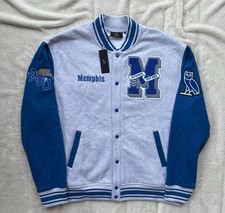 OVO x NCAA Memphis Grey Tigers Varsity Jacket - 3XL - Authentic - New
