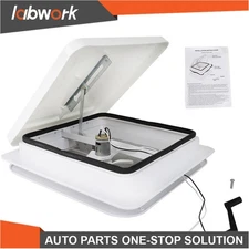 Labwork 14" RV Roof Vent Fan Kit For Camper Trailer Universal Interior Garnish