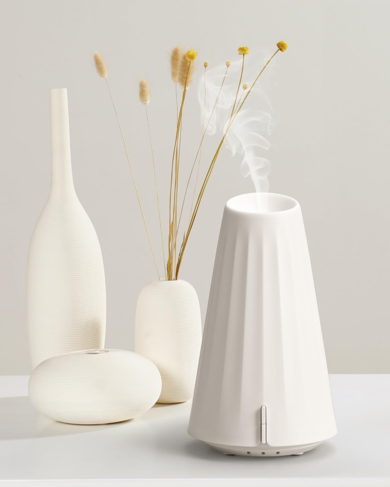 120ML USB-Powered Plastic Essential Oil Diffuser with 3 Timer Settings for Aromatherapy