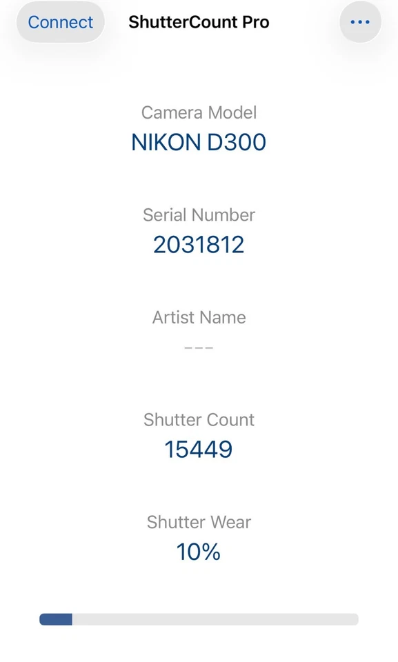 Near MINT 15K Shots Nikon D300 DSLR w/ AF NIKKOR 50mm f1.8 Lens from JAPAN - Image 3 of 4