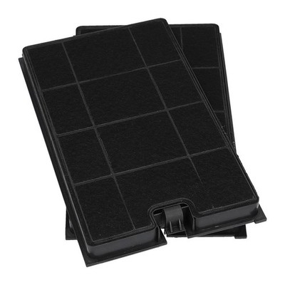 2x Filter Aktivkohlefilter 266x158mm Typ35 481948048355 Whirlpool Bauknecht
