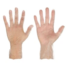 MCR SAFETY 5015M Disposable Gloves,Vinyl,M,PK100 49DA53