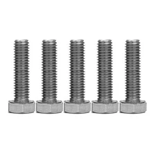 M7 Hex Head Cap Bolts 1.0mm Pitch Fine Thread Stainless Steel Screw M7x20