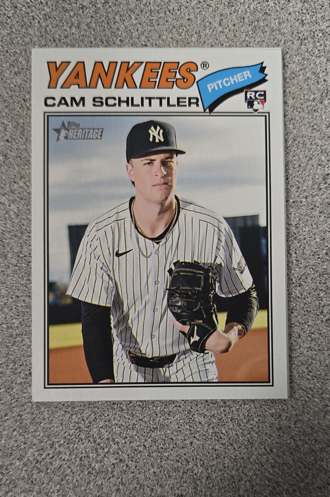 2026 Topps Heritage - Cam Schlittler #222 (RC)