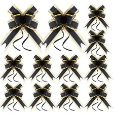 12 PCS Pull Bows Ribbon Gift Wrapping 6 Inch Large Christmas Presents Package