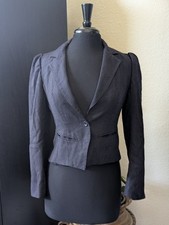 Peabody House made in Korea, size 5/6. Blue pinstripe blazer with button...