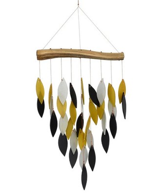Black & Gold Waterfall Chime by Gift Essentials