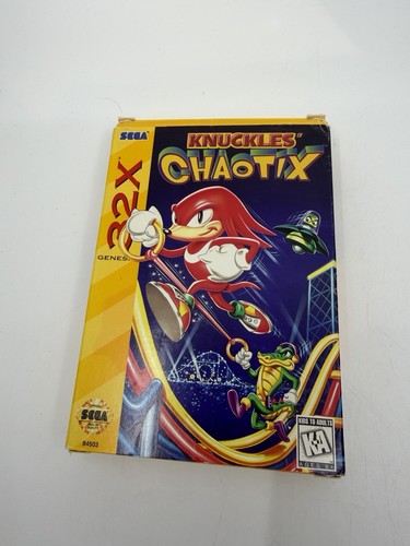Knuckles Chaotix SEGA 32X CIB