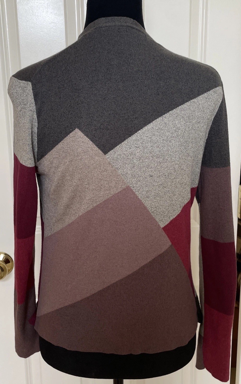 NIC + ZOE COLORBLOCK CARDIGAN SWEATER Size PS Ope… - image 11