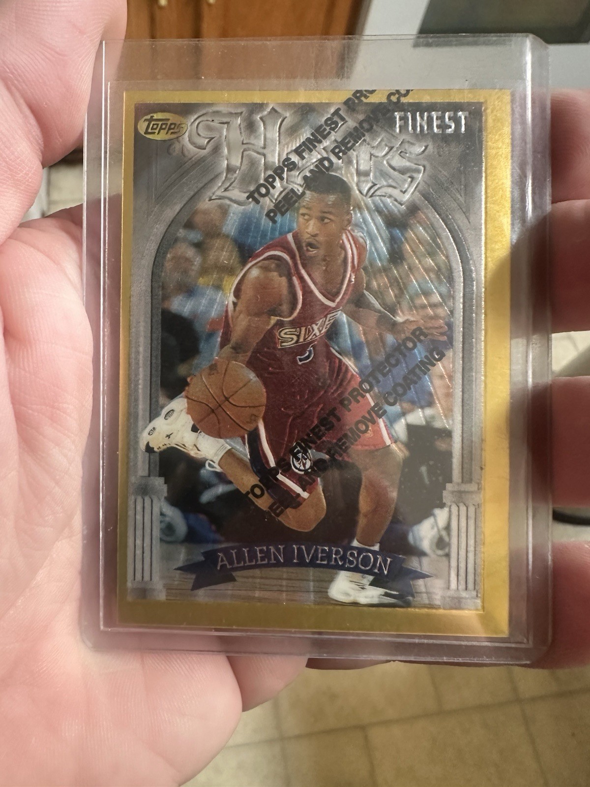 1996-97 Topps Finest - Rare - Gold Allen Iverson 280 H22