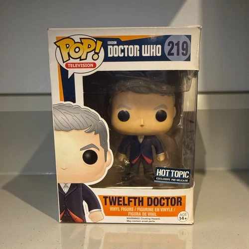 Funko Pop! Television Doctor Who #219 Twelfth Doctor Hot Topic Exclusive Pre-Rel