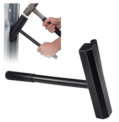  Garage Door Track Repair Tool Contoured Anvil Straightener for 2'' Vertical Rail