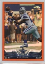 2013 Topps Chrome Retail Orange Refractor Dez Bryant #95 0a1