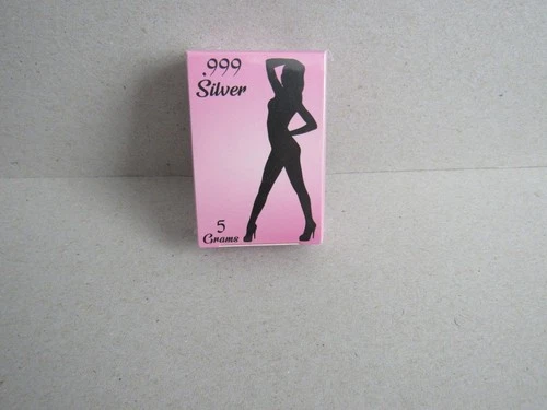 5g gram  .999 Fine Silver Sexy Silhouette Lady Pan Silver Company New Sealed