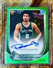 Dylan Harper 🌟 2025 Bowman Chrome Mega Box Mojo Green JSY # 02/99 Rookie Auto