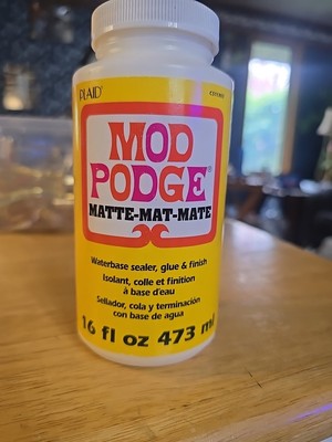 Multi-Purpose Matte Craft Sealer, Glue & Finish   Quick Dry, Easy Cleanup, 16 oz