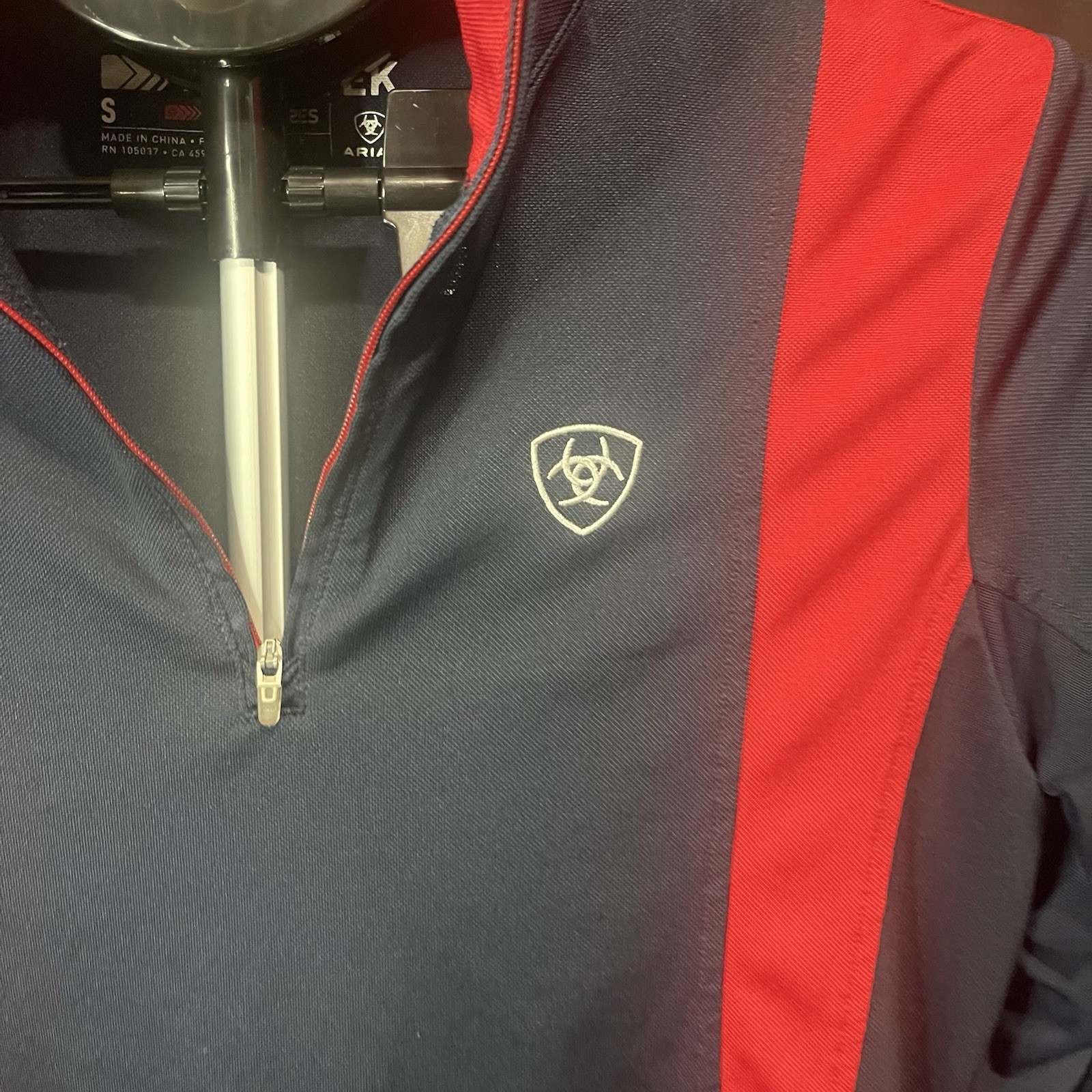 Ariat Women's Small Team Softshell Jacket Navy Re… - image 2