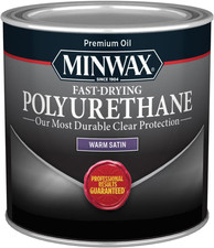 1/2 Pt 23010 Clear Fast-Drying Oil-Based Polyurethane, Warm Satin