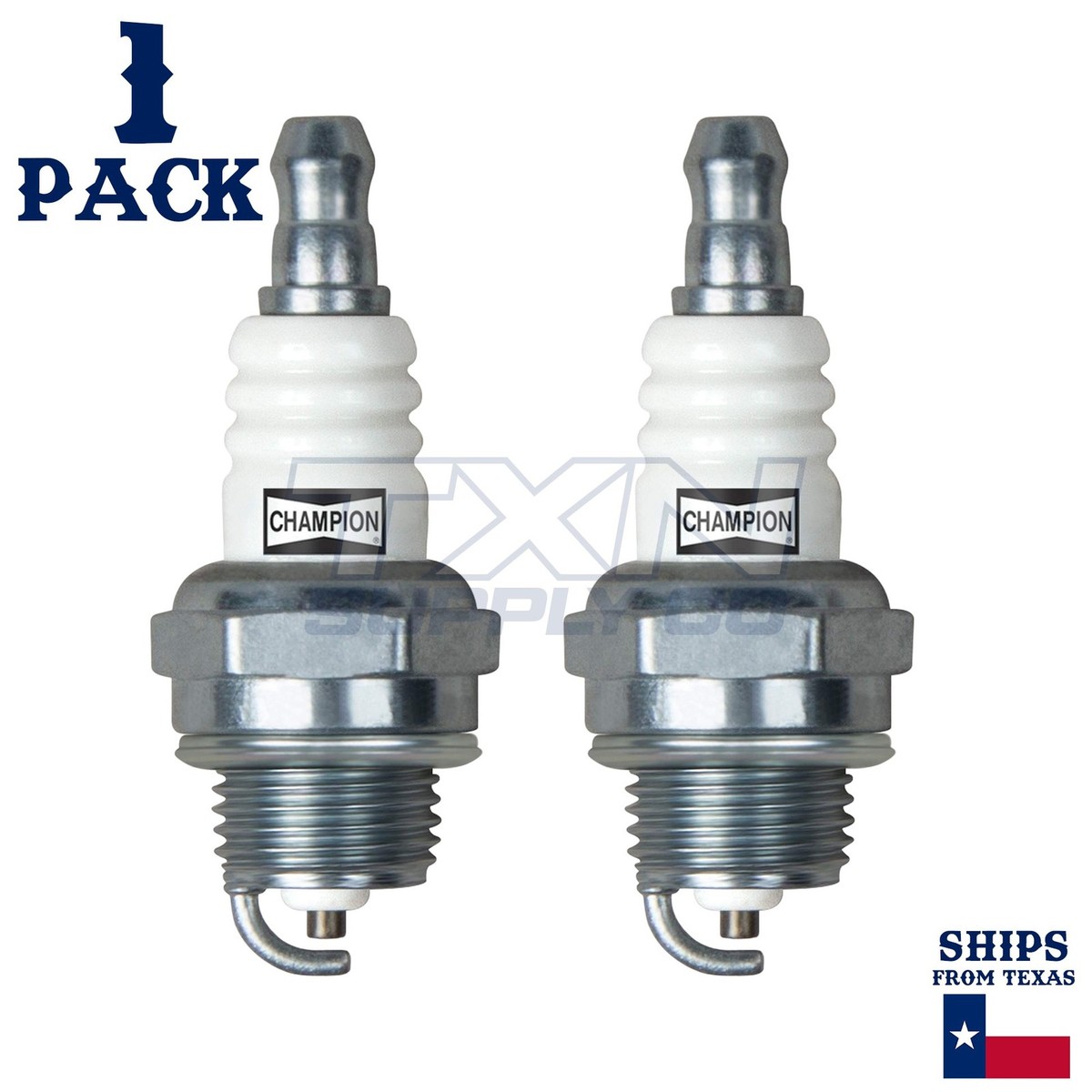 2 Pack Champion Spark Plug - For Poulan Pro 2075 Chainsaw | eBay