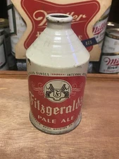 Fitzgeralds Crowntainer Cone top beer Can fitzgeralds Bro Brewing Co troy Ny Old