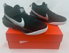 Nike Team Hustle D 10 PS Black/Silver-Volt CW6736-004 Youth sz NIB