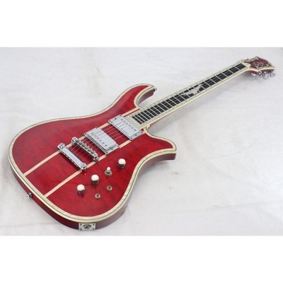 B.C.RICH EAGLE CLASSIC DELUXE Used Maple+Mahogany body Red w/Gig