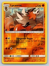 Lycanroc Rare SM - Forbidden Light 76/131 LP Pokemon TCG