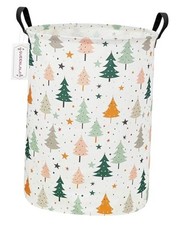 Large Storage Basket,Laundry Hamper/Bathroom/Home Round-pine tree