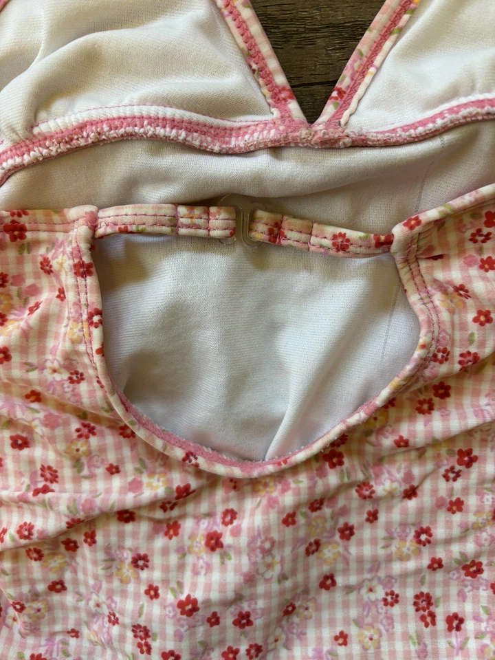 Traje de baño Cherokee vintage de una pieza para niñas años 2000 Y2K pequeño 6/6X Foto 4 de 4