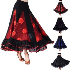 Gonna di flamenco Flamenco con Paillettes Lungo Classico Dimensioni 70-106 cm
