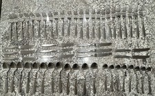 Cambridge Townhouse Satin Stainless Flatware Lot Of 55 Pieces Fork Knives Spoons