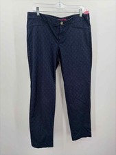 Pre-Owned Lilly Pulitzer Navy Size 12 Printed Pants
