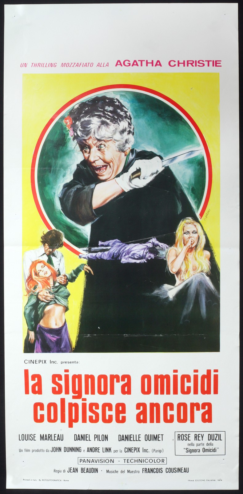 Locandina di LA SIGNORA OMICIDI COLPISCE ANCORA (1972)