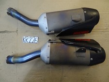 Yamaha YZF R1 4C8 Exhaust Silencer Muffler & Heat Shield Pair 2007-2008 2/26