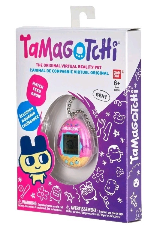 Tamagotchi GEN 1 (Original 1997 Programming) Pink Ice Cream