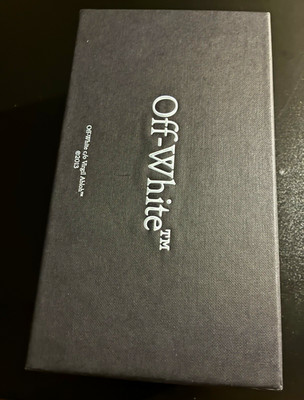 Off-White Men's Rectangle Sunglasses Black Plastic Frame Gray Tinted Lenses