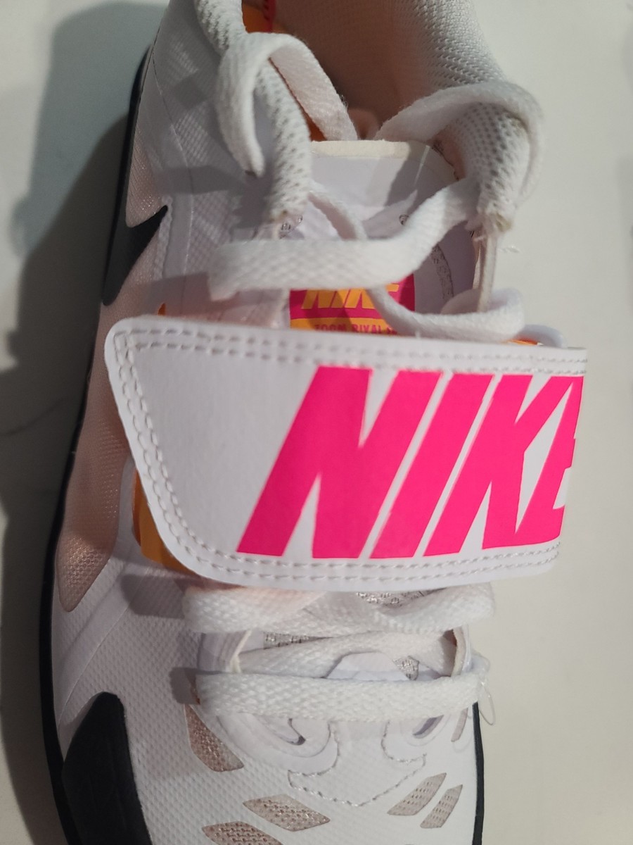 NEW Men's Size 4.5 Nike Zoom Rival SD 2 White Throwing Shoes