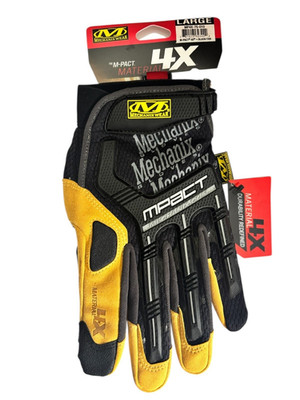 MECHANIX WEAR MP4X-75-010 Multi-Purpose Impact work Gloves mens size large new