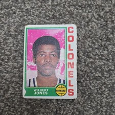 Topps Kentucky Colonels Wil Jones #237 1974-75 ABA Vintage Basketball Card