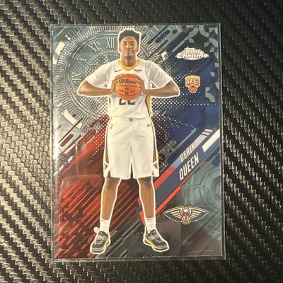 Derik Queen Rookie Go Time 2025-26 Topps Chrome New Orleans Pelicans RC #GT-25