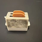 Vintage BARBIE DOLL Toaster w/ 2 Pieces of Toast #1034 Hostess Set 1960's